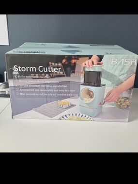 Storm Cutter Electric Vegetable Slicer - Light Blue